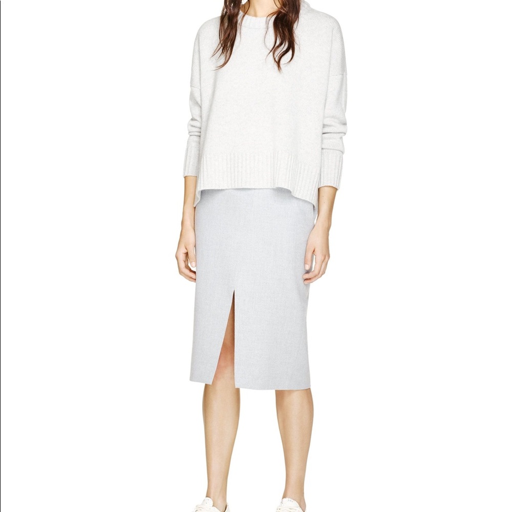 Aritzia babaton grey pencil skirt in size 00
